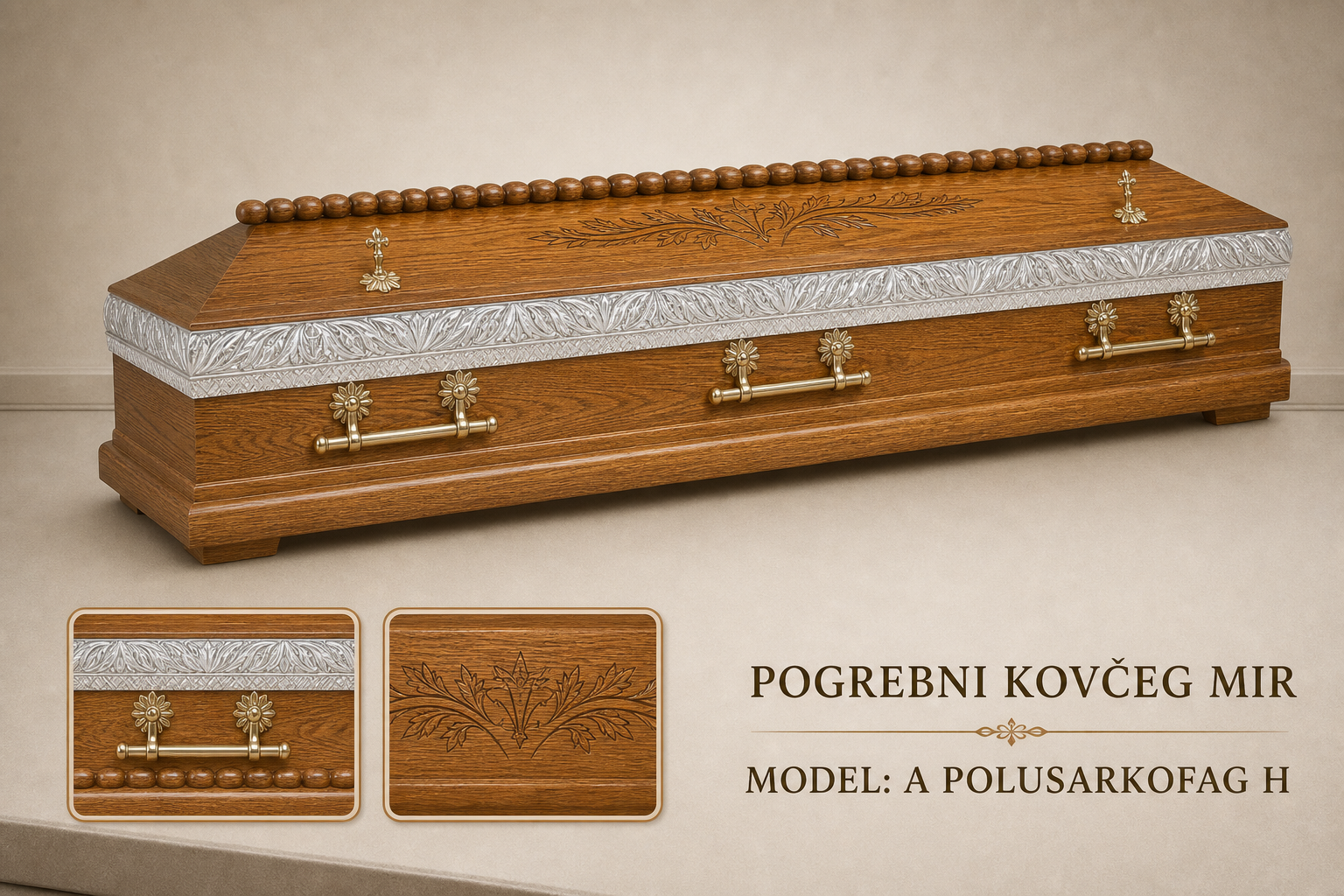 Pogrebni sanduk "MIR" - model A polusarkofag H
