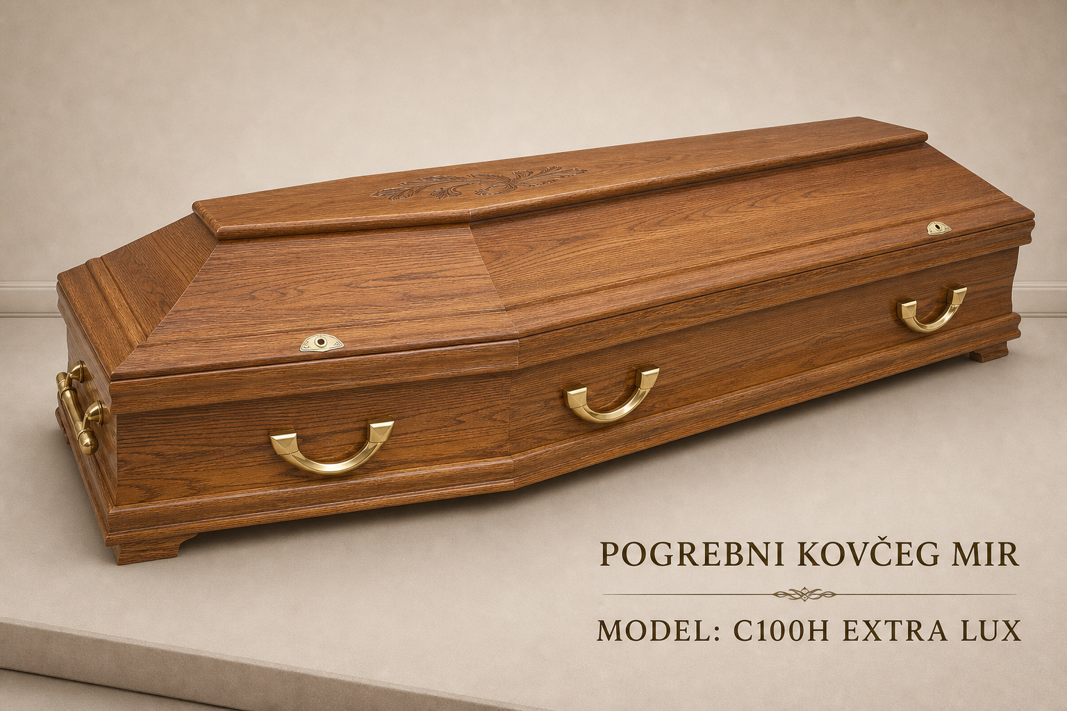 Pogrebni sanduk "MIR" - model C100H Extra Lux